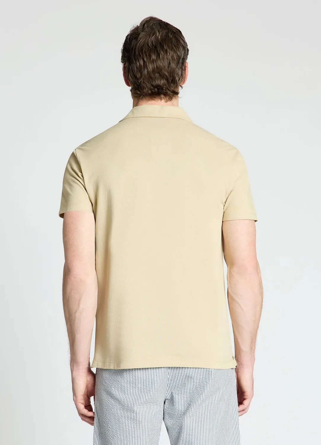 Calliope T-shirt polo homme uni col polo