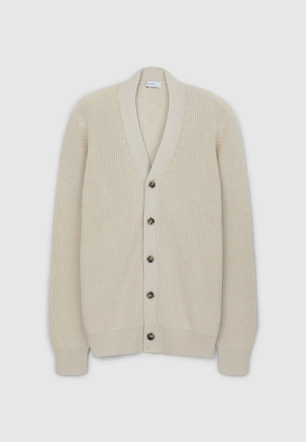 Calliope cardigan homme coton à boutons uni