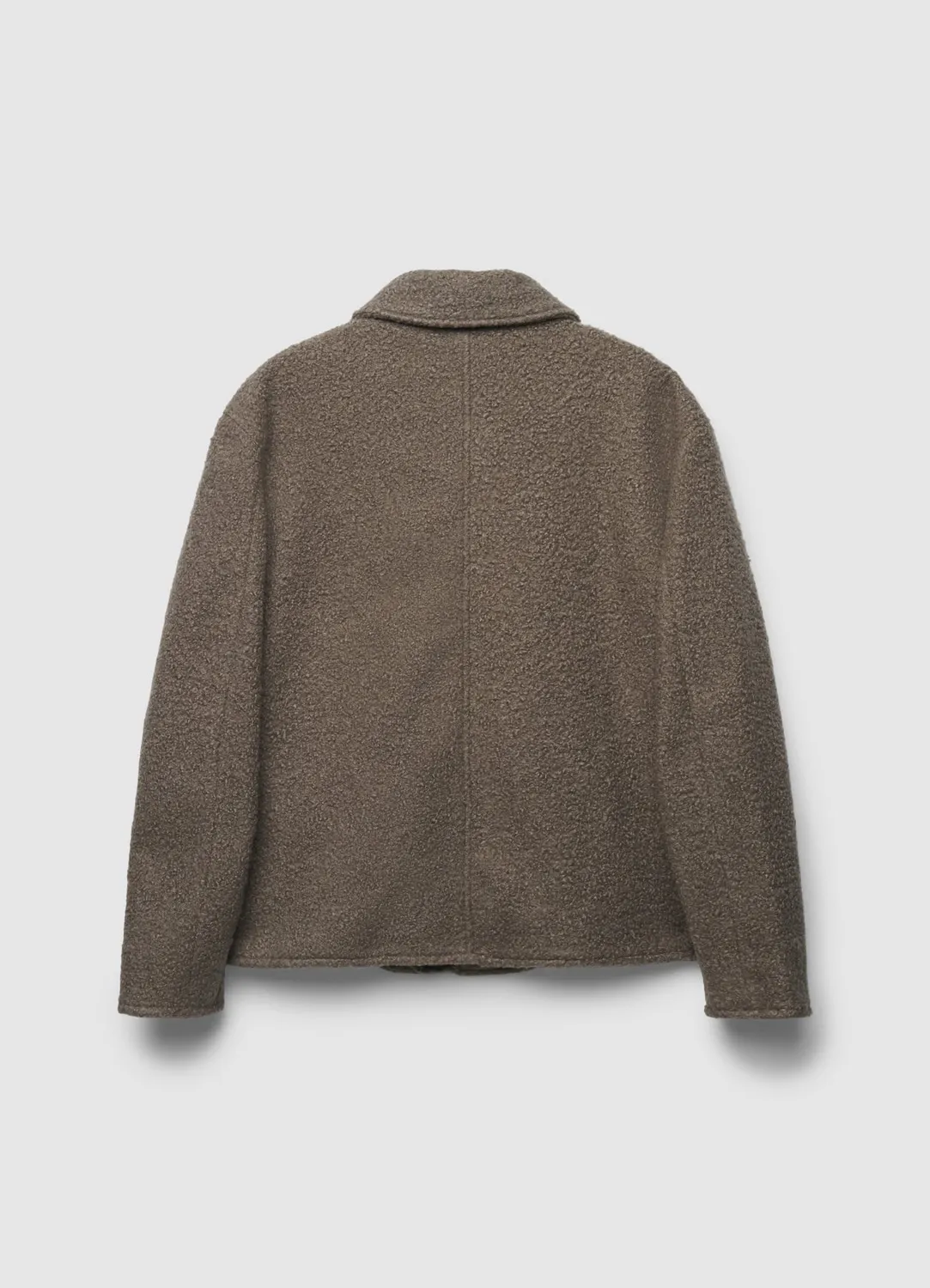 Calliope blouson bouclé homme zip col revers