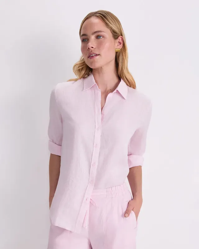 Sportscraft Dahlia chemise lin femme classique