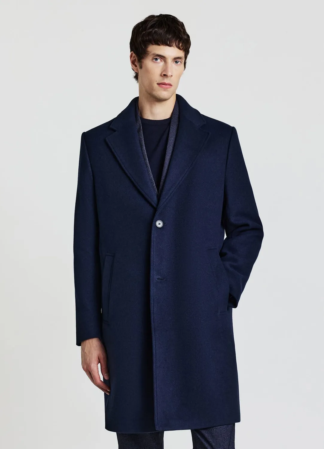 Calliope Atelier manteau homme monopetto revers élégant