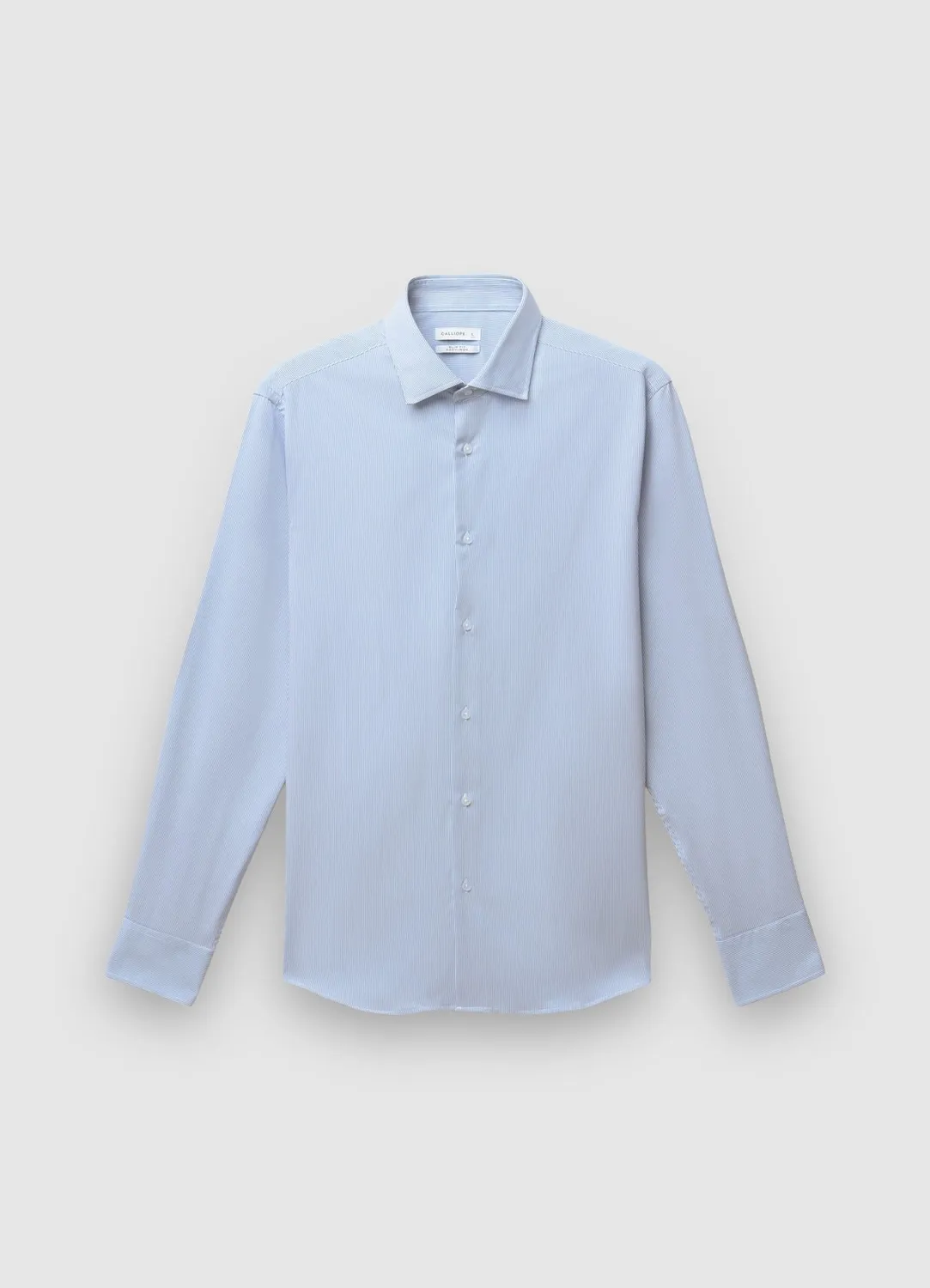 Calliope chemise rayures homme manches longues regular