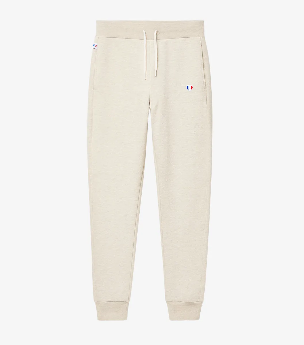 Cocorico Iconique jogging homme Beige coton