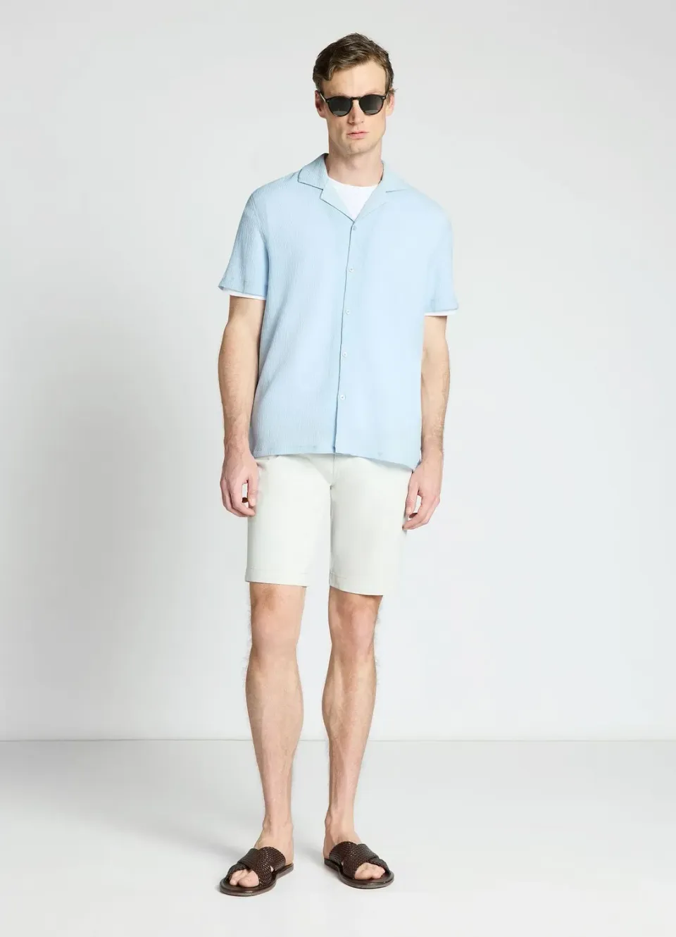 Calliope short chino homme uni coupe régulière
