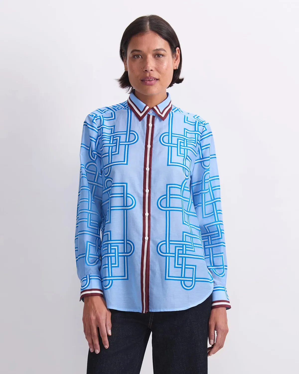 Sportscraft Rhodes chemise manches longues coton soie
