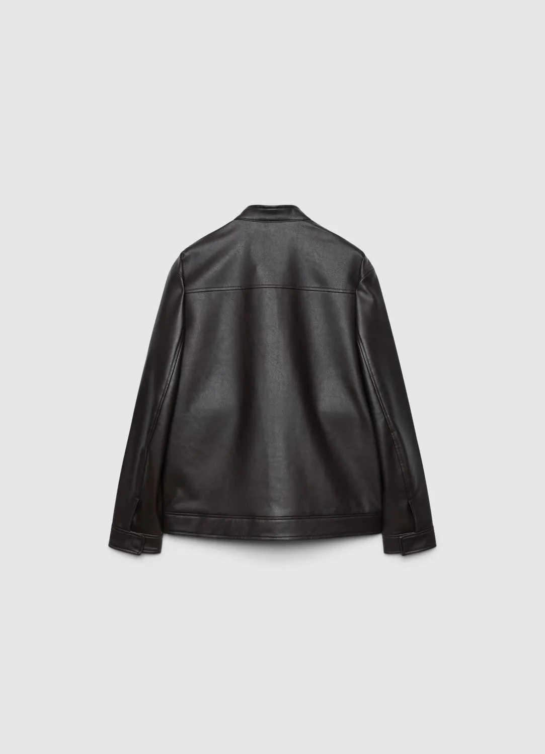 Calliope veste effet cuir homme zip à poches