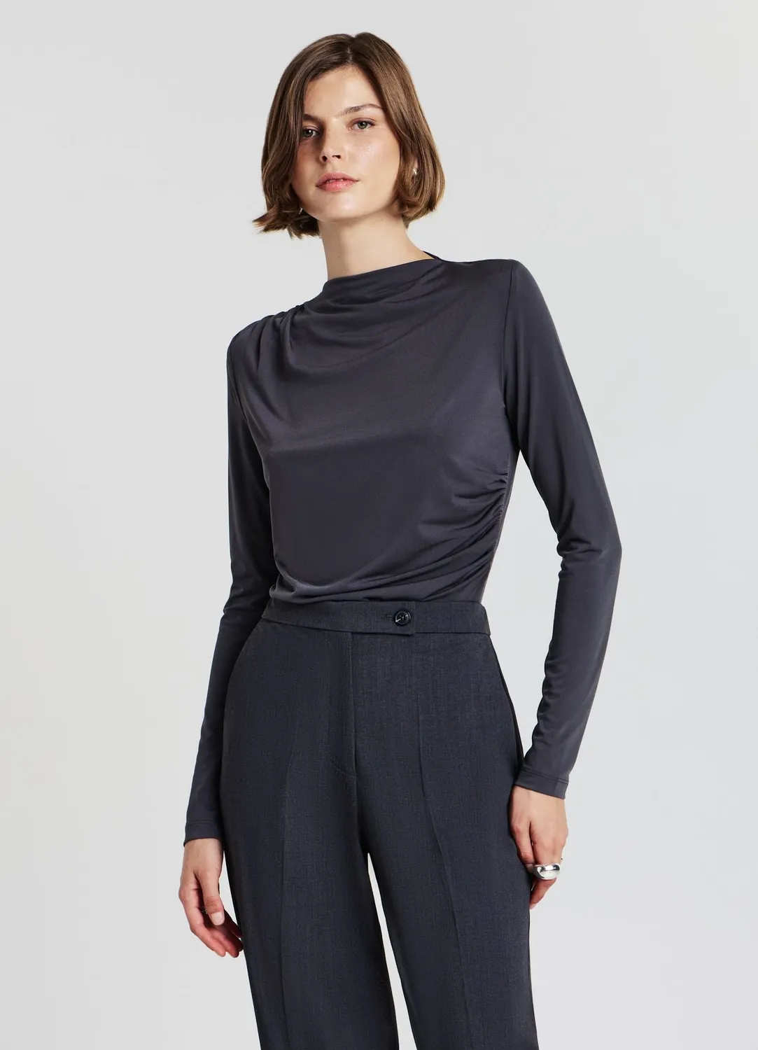 Calliope Froncé t-shirt femme manches longues