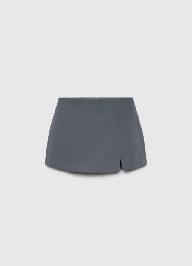 Calliope Spacco jupe-culotte femme fente taille haute