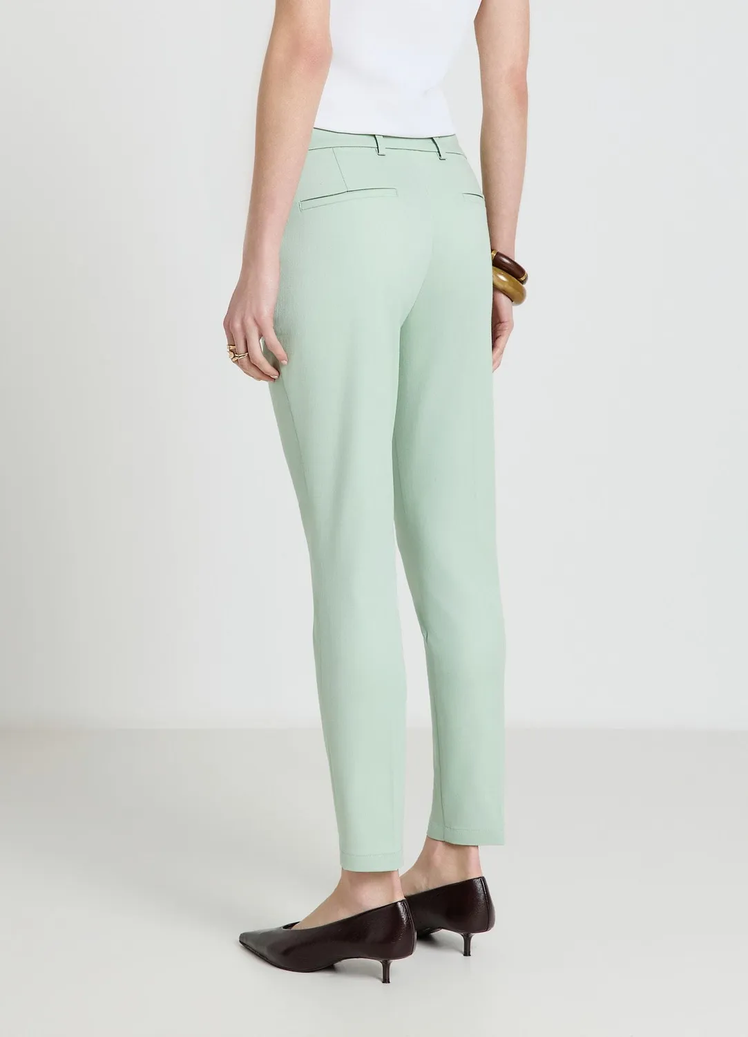 Calliope pantalon coton rasatello femme XS droit