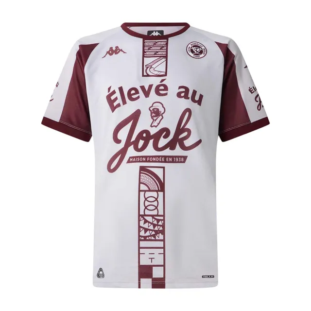 Kappa UBB Mokibapre maillot enfant gris 25/26