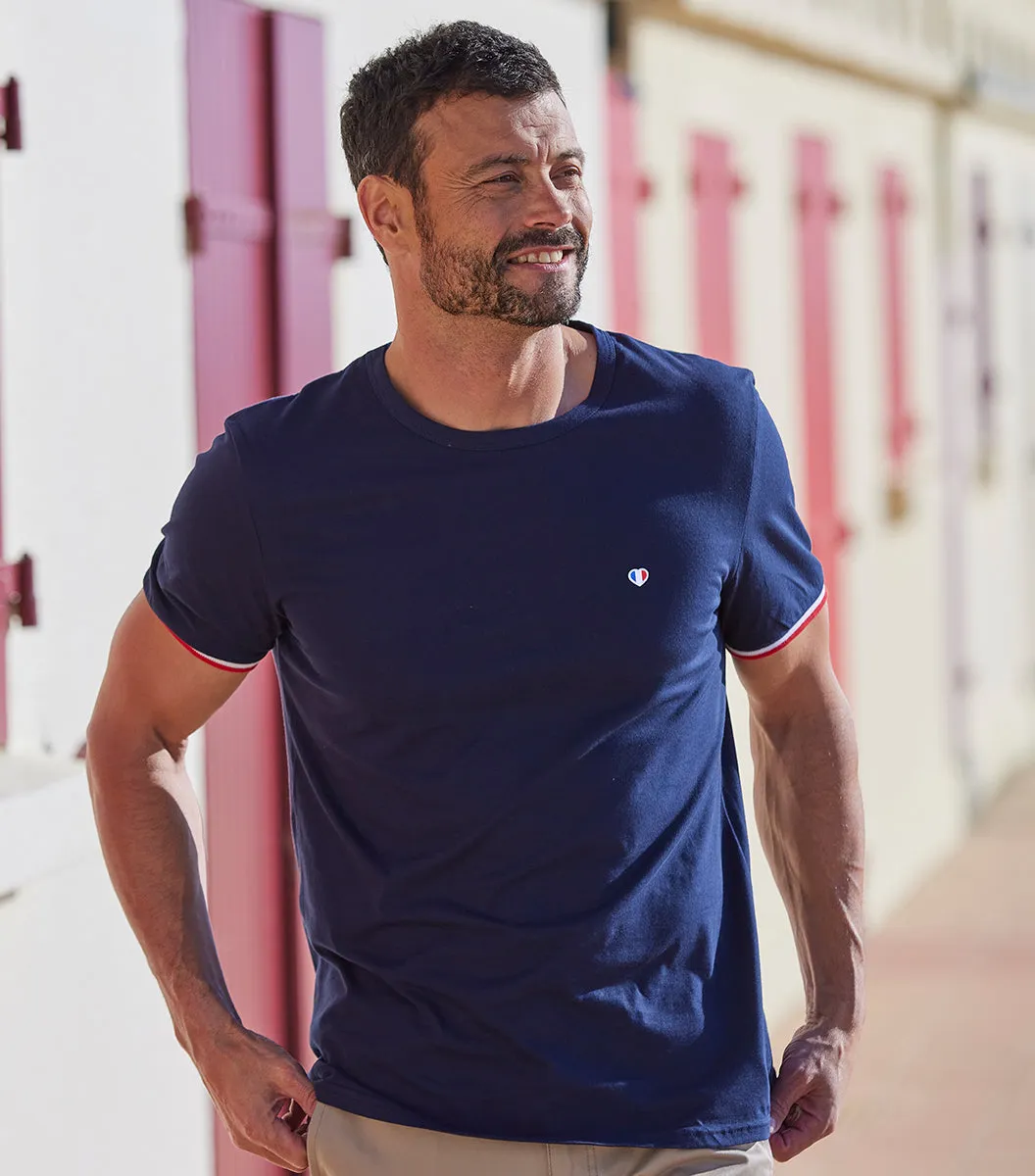 Cocorico Iconique Supporter t-shirt homme marine 100% coton