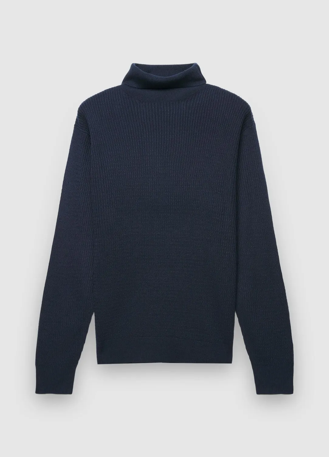 Calliope pull col roulé waffle homme taille L