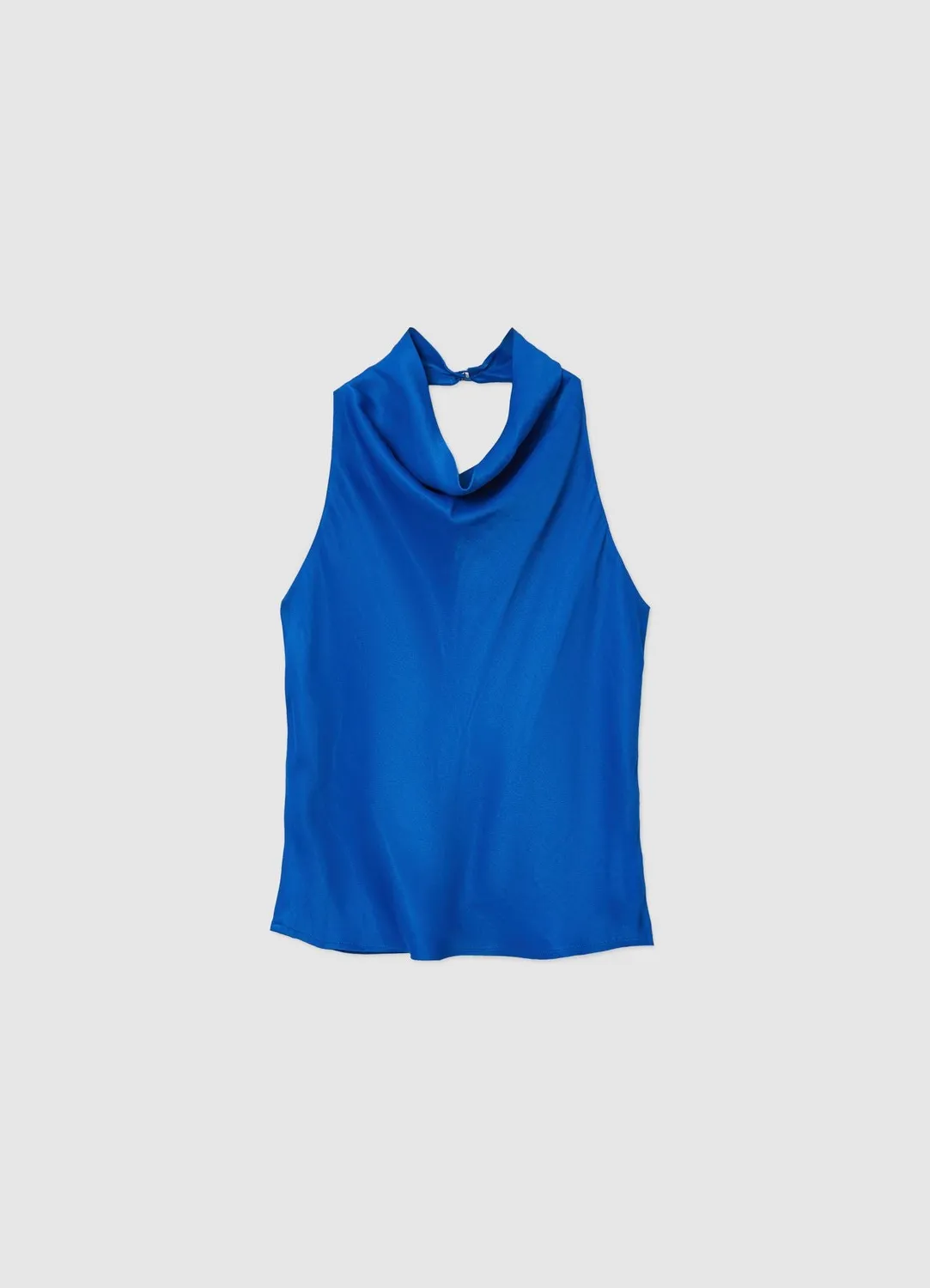Calliope top halterneck satin femme uni