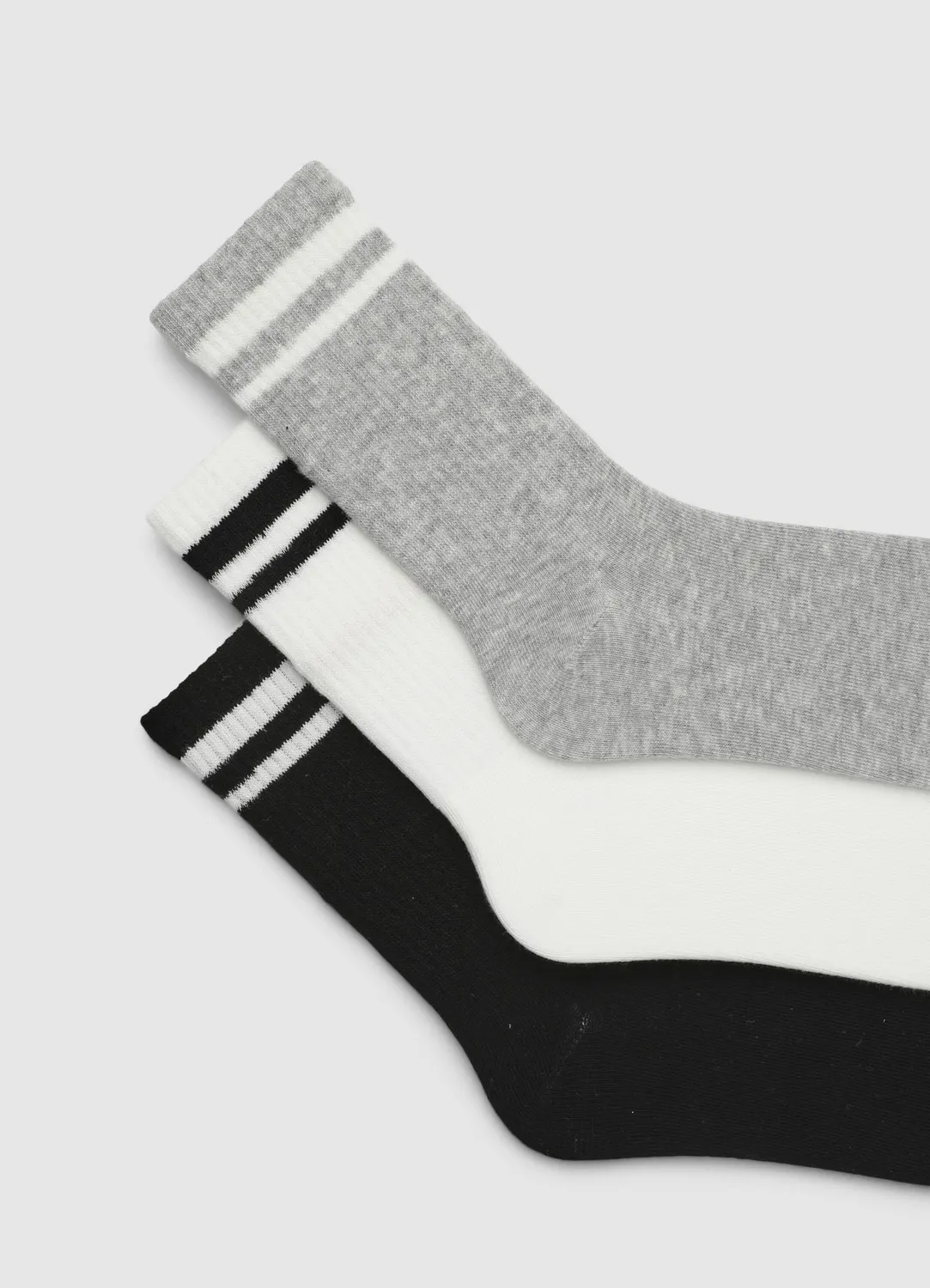 Calliope lot 3 chaussettes garçon rayées mi-mollet