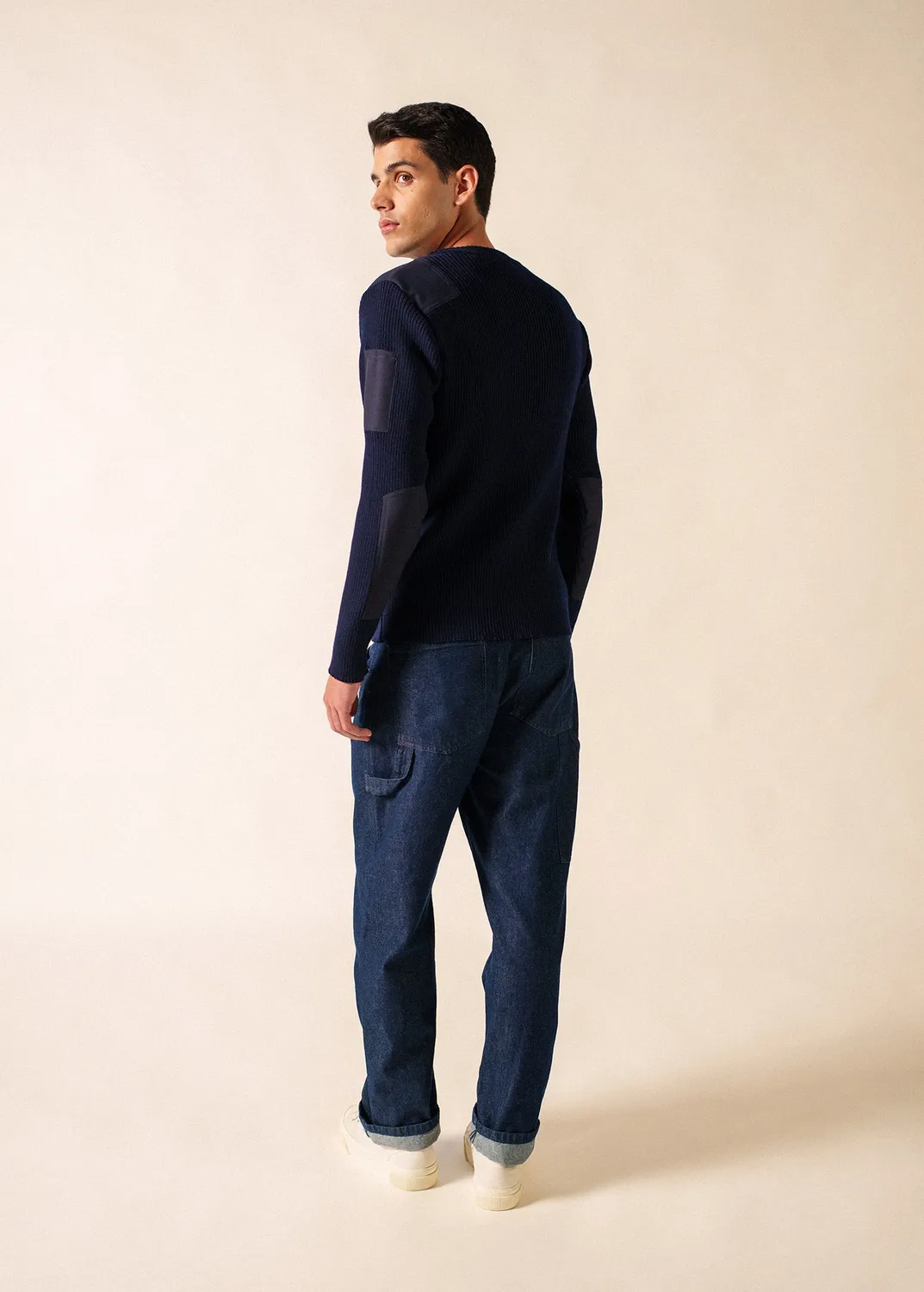 Saint James Condor pull marine laine
