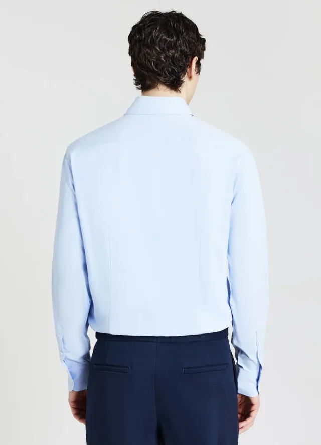 Calliope chemise unie homme manches longues