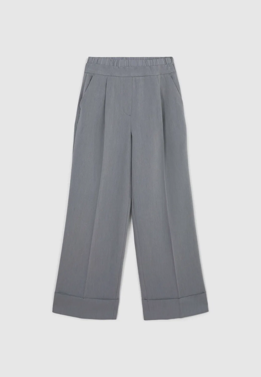Calliope Pantaloni straight femme revers regular