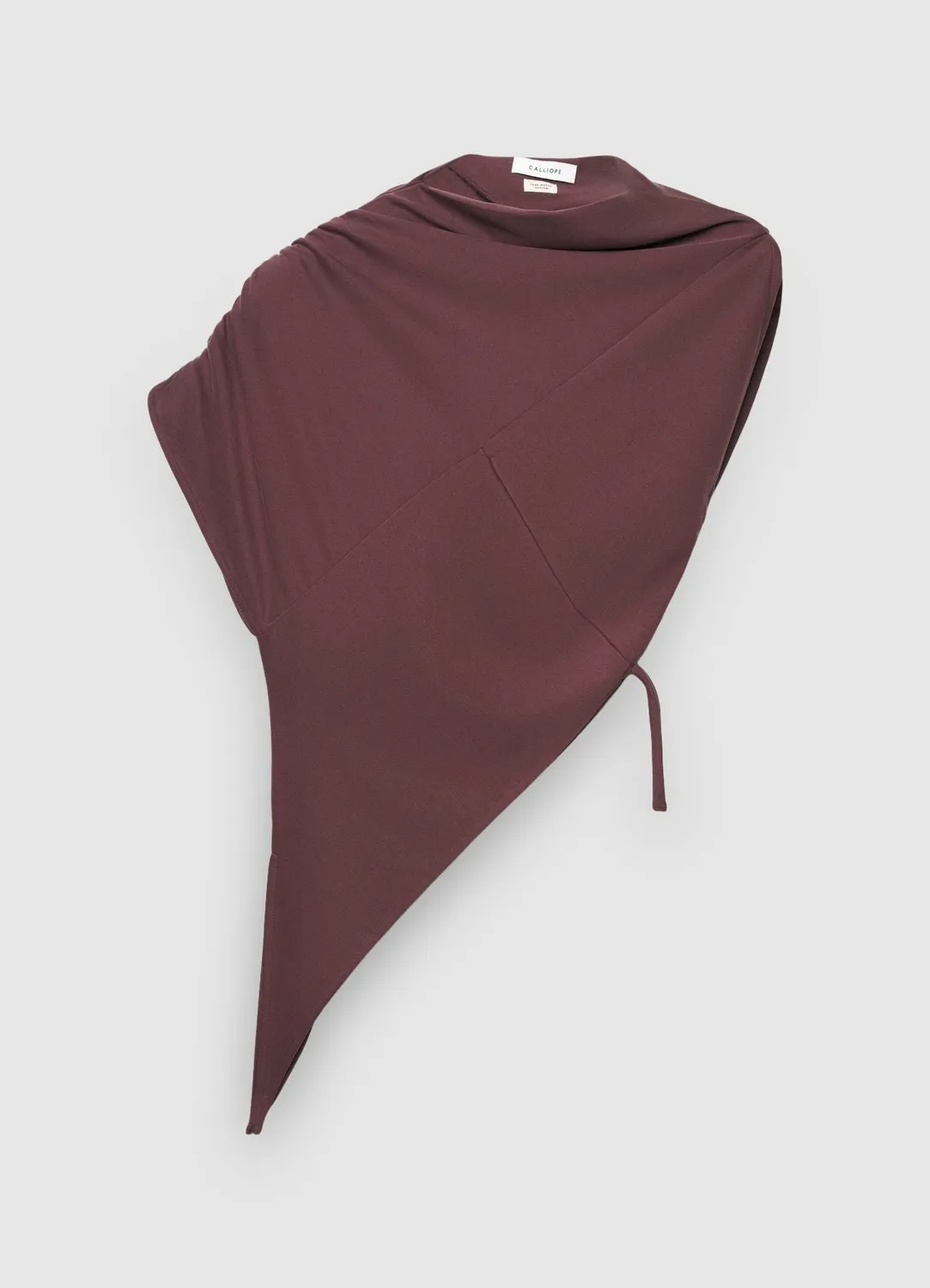 Calliope t-shirt femme asymétrique drapé