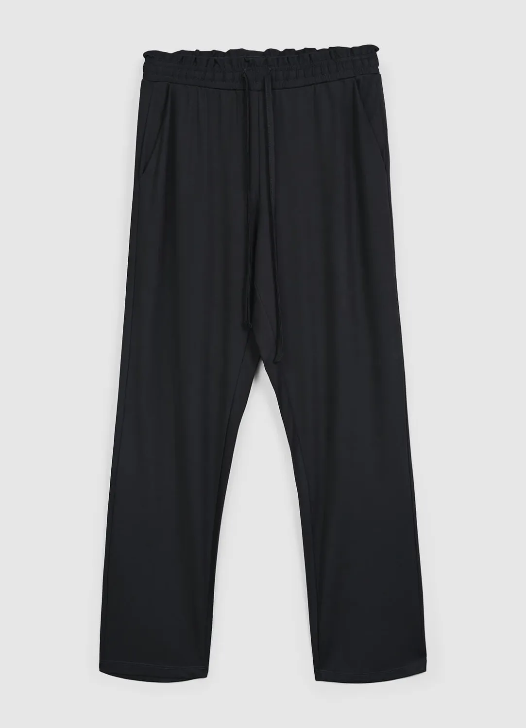 Calliope pantalon femme uni cordon taille