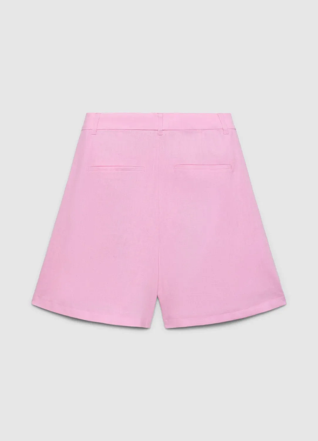 Calliope Bermuda lin taille haute femme