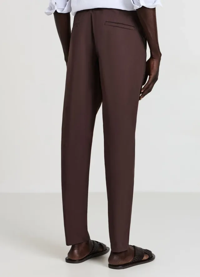 Calliope chino pantalon coton homme coupe droite