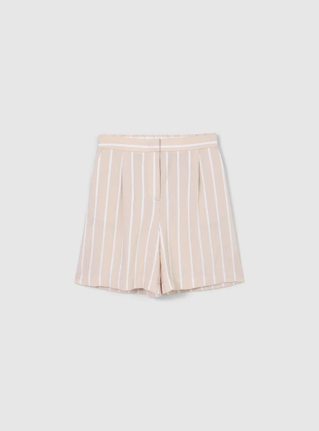 Calliope bermuda à rayures short femme coupe regular