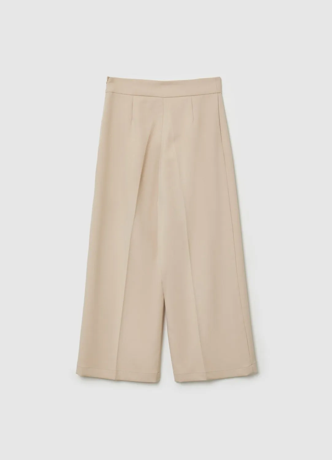 Calliope pantalon palazzo cropped femme uni