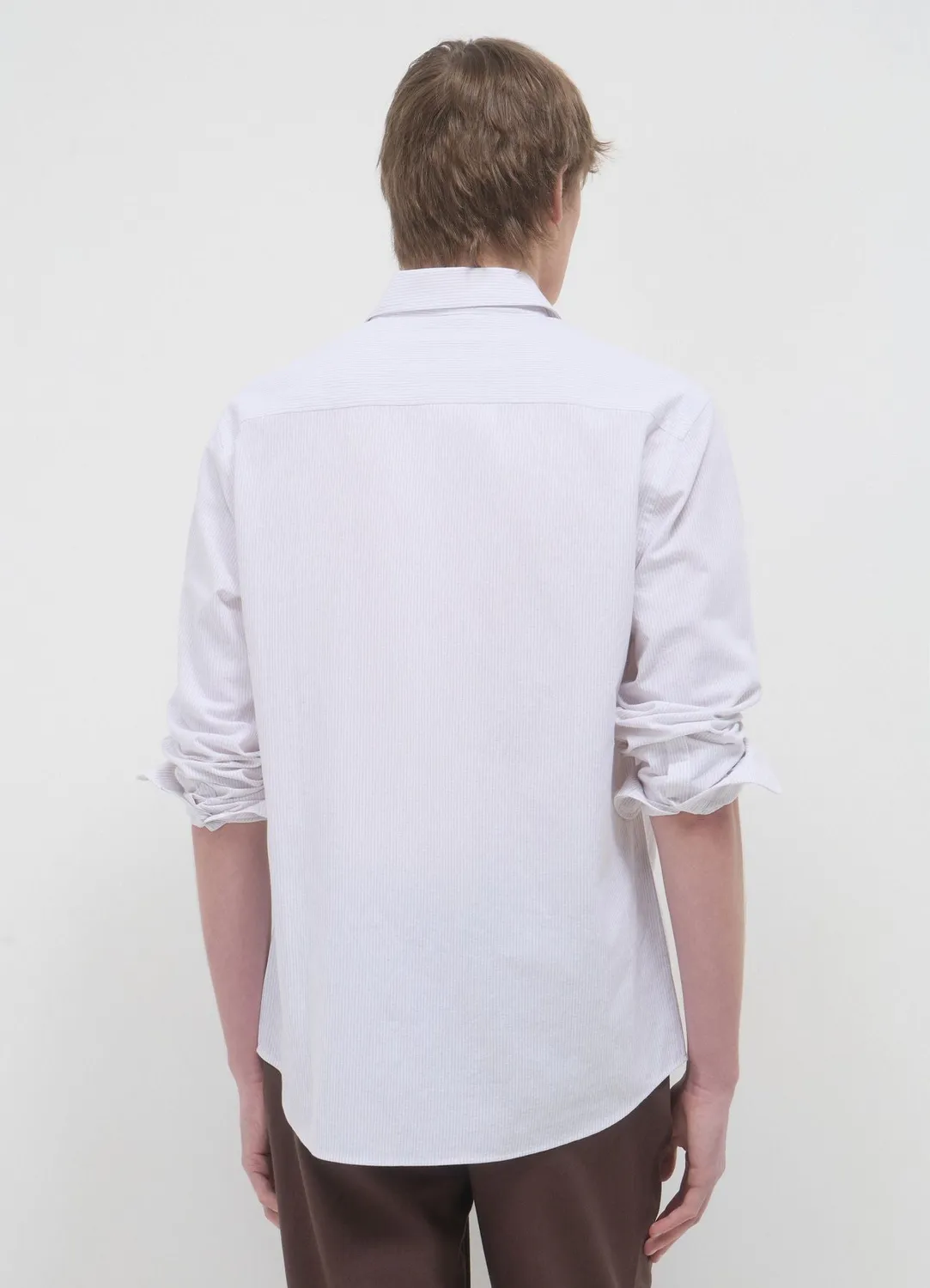 Calliope chemise rayée homme coton manches longues