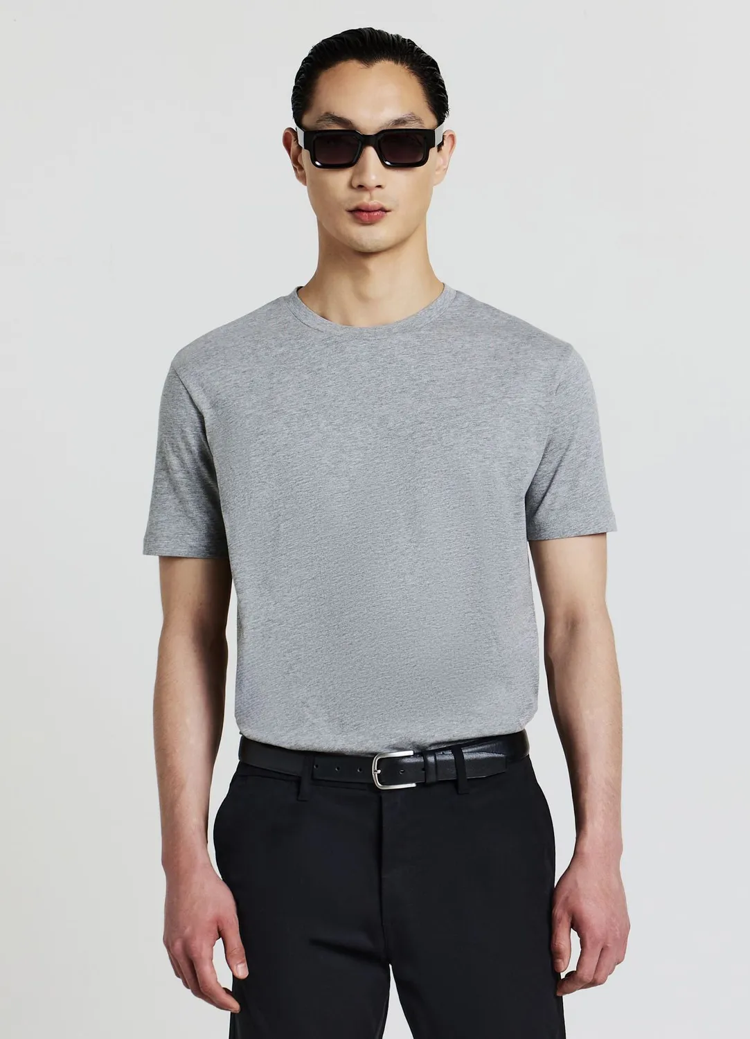Calliope T-shirt homme col rond coton uni