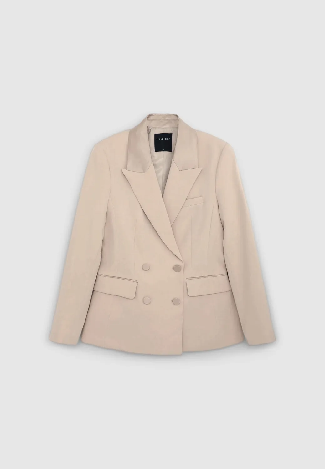 Calliope veste croisée femme col satiné