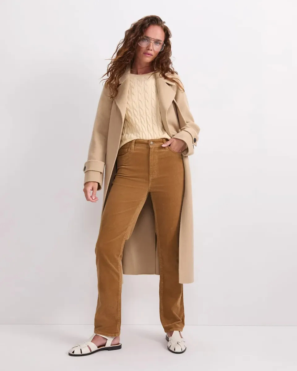 Sportscraft Cleo Straight Cord jean velours taille 6 coupe droite