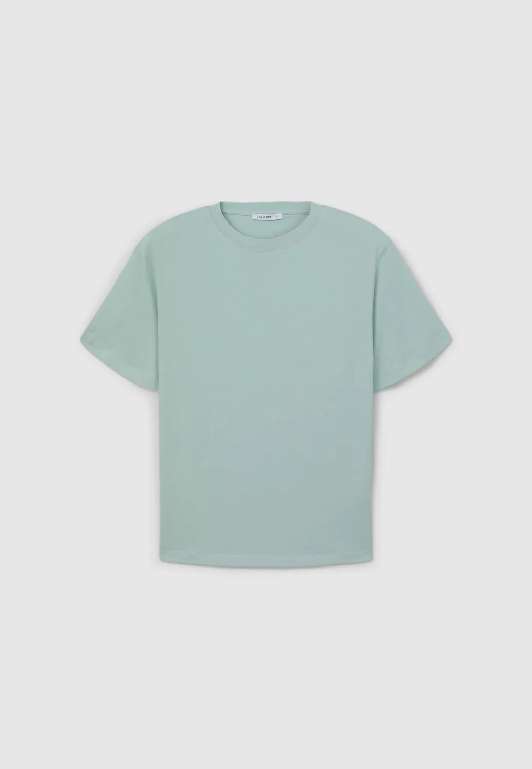Calliope t-shirt femme col rond uni coton regular