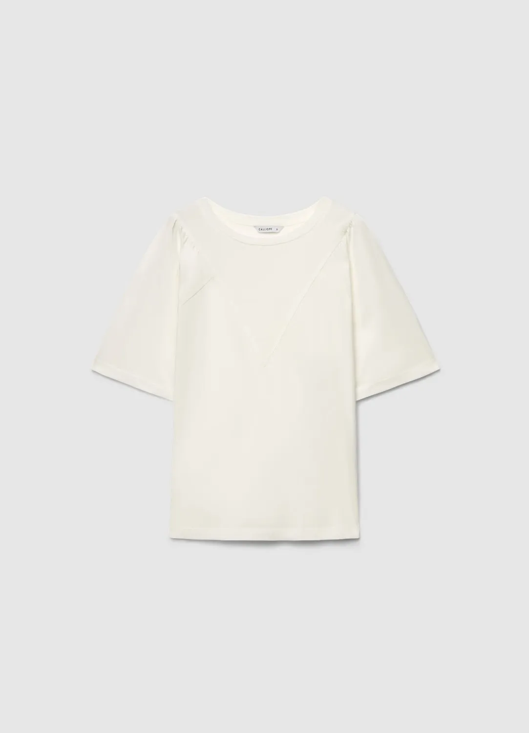 Calliope T-shirt raglan femme uni coupe droite