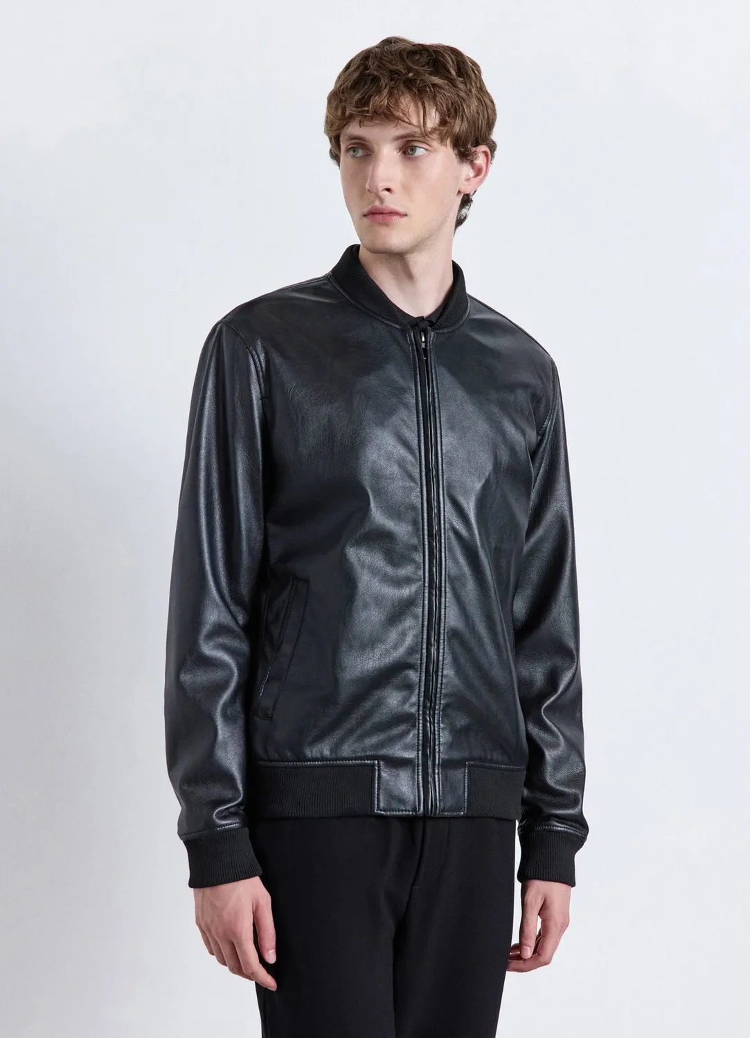 Calliope bomber homme zippé uni