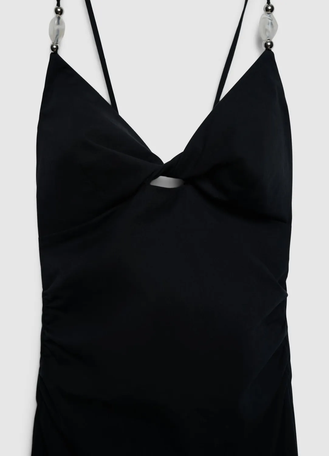 Calliope robe longue cut-out perles soirée