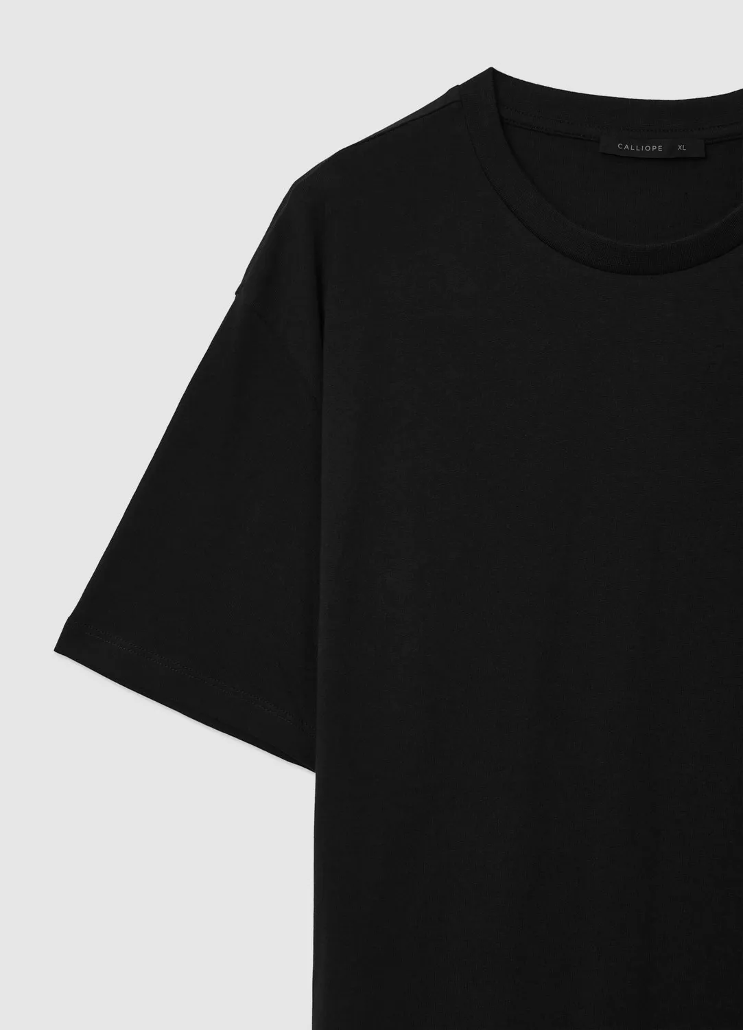 Calliope t-shirt homme uni col rond coton