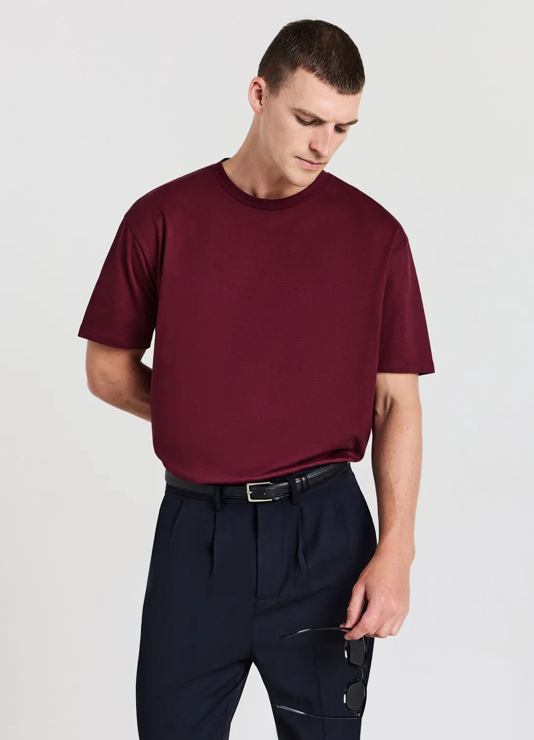 Calliope T-shirt Uni t-shirt homme coton