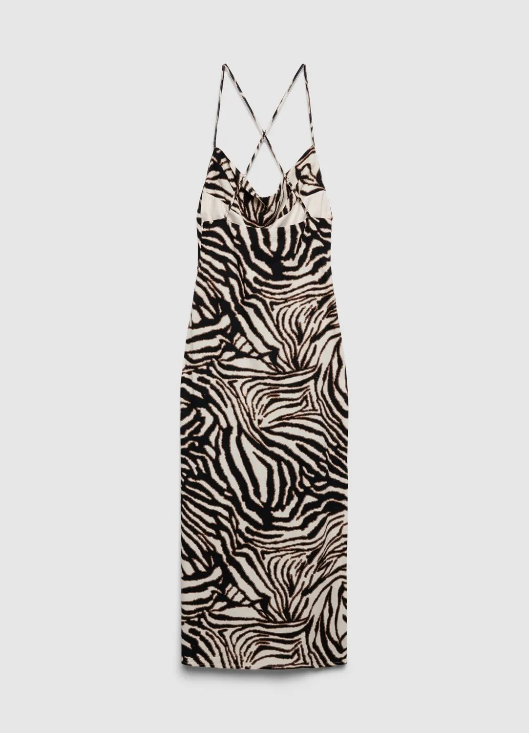 Calliope Abito lungo Robe longue femme imprimé zèbre