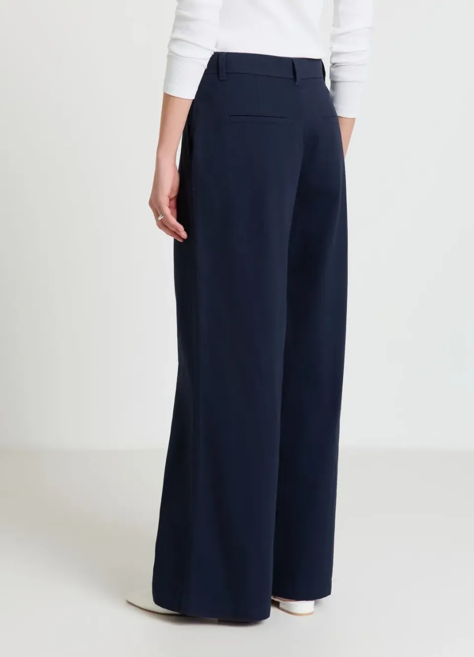 Calliope Pantalon palazzo pinces femme fluide