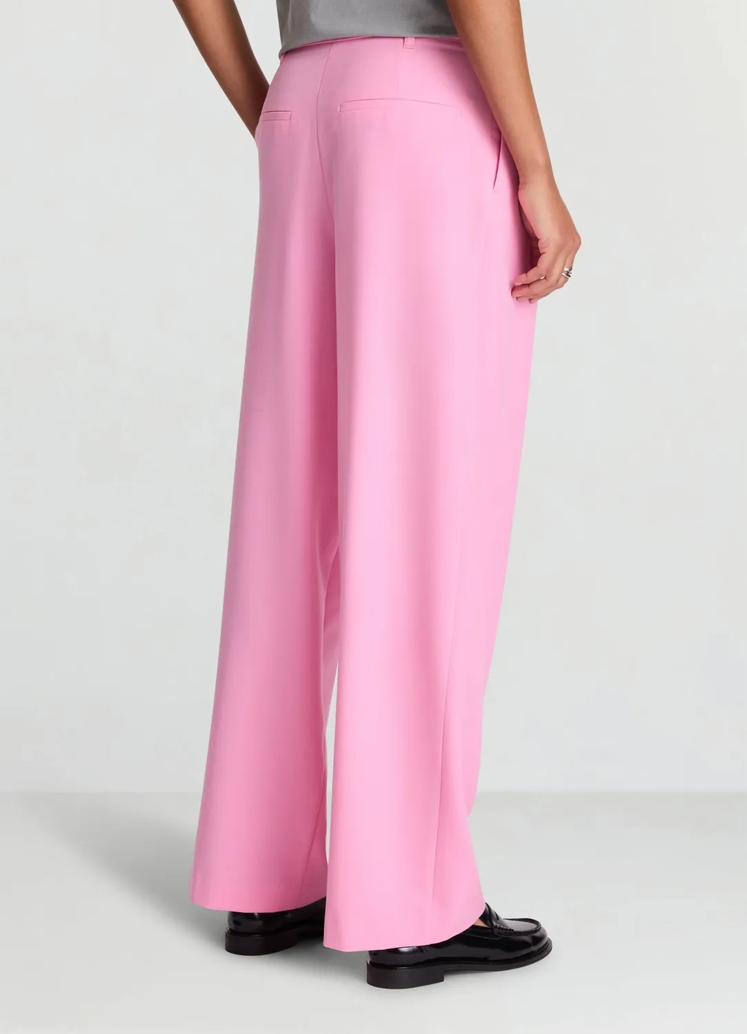 Calliope pantalon droit femme doubles pinces uni