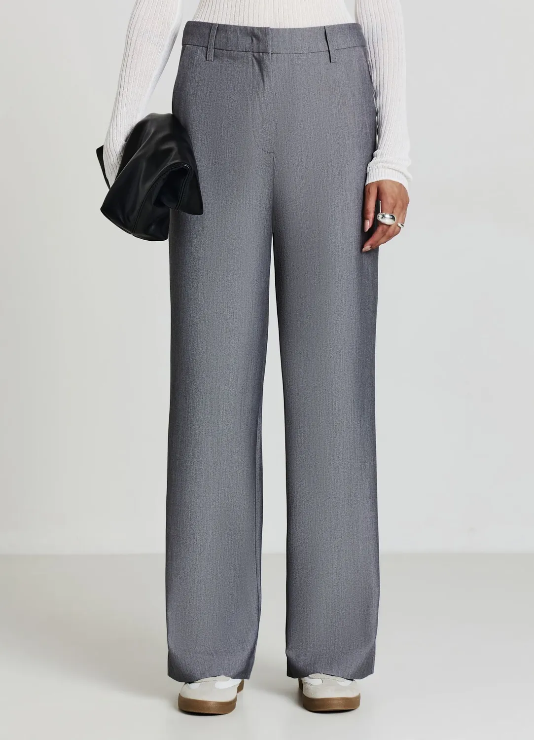 Calliope pantalon palazzo large bureau femme