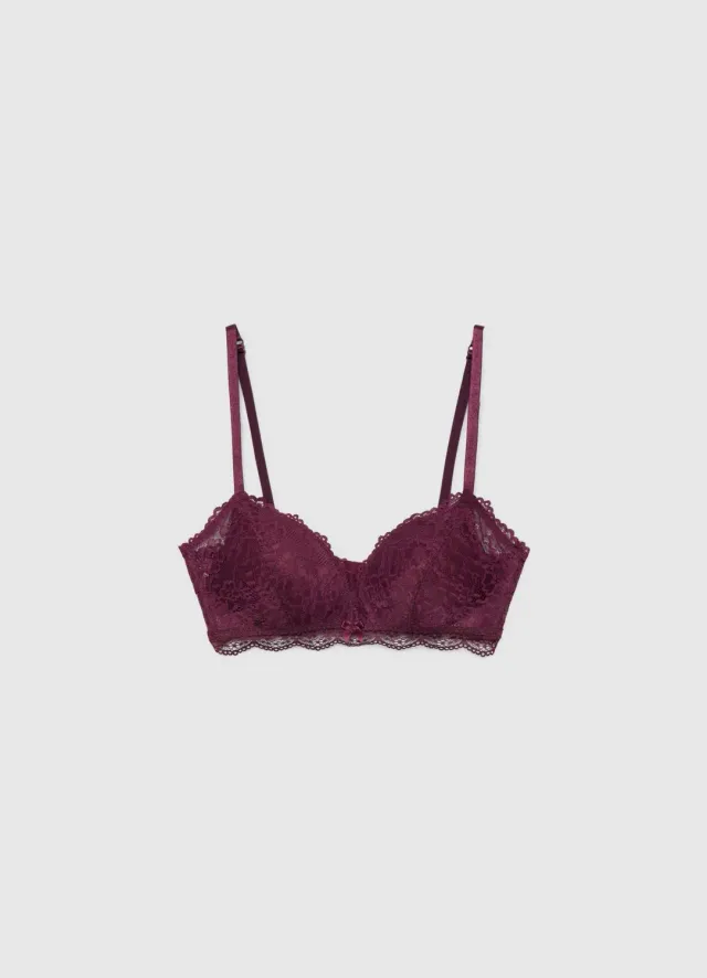 Calliope soutien-gorge triangle dentelle sans armatures