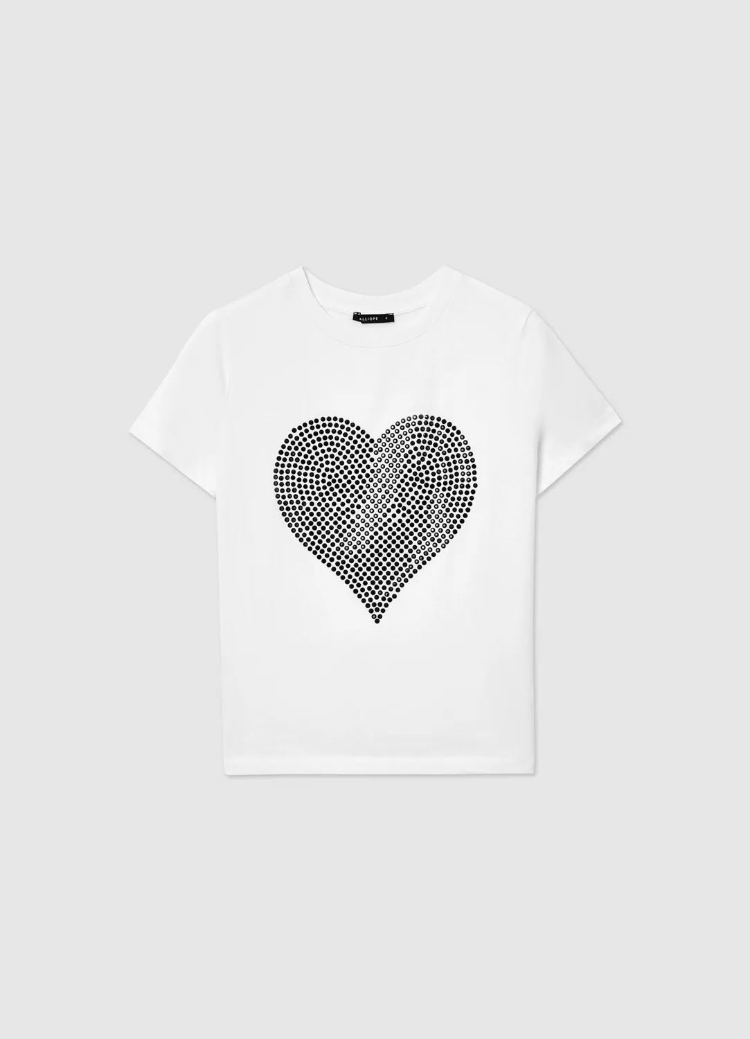 Calliope T-shirt cœur femme coton manches courtes