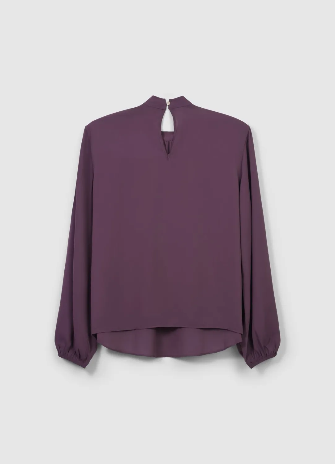 Calliope blouse volants manches longues femme unie