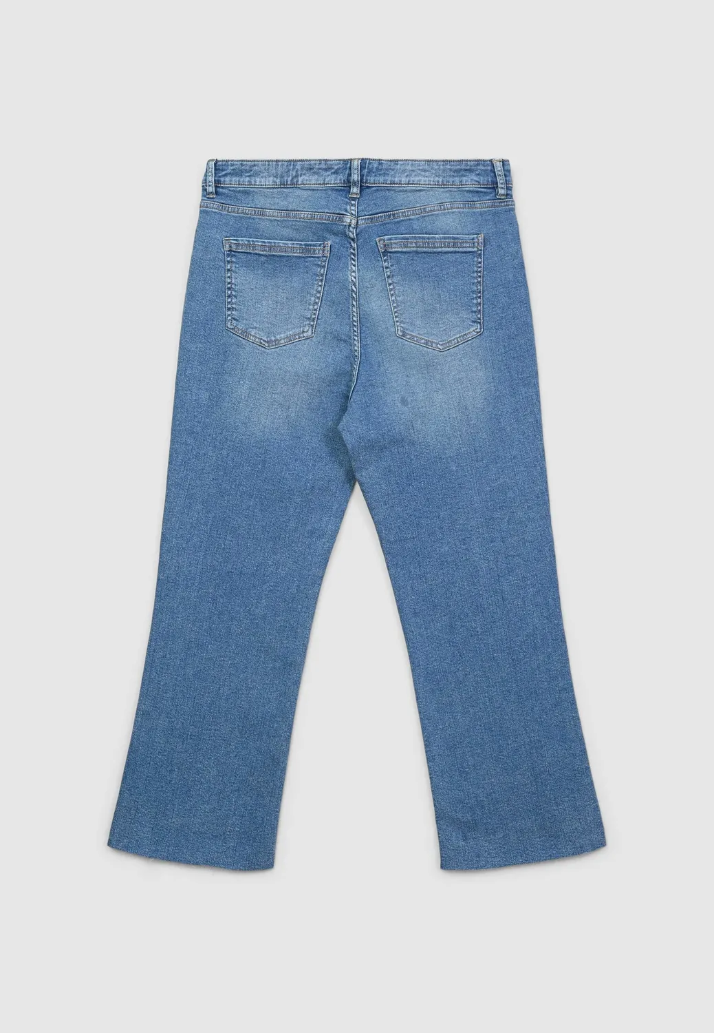 Calliope jean cropped flare femme delave