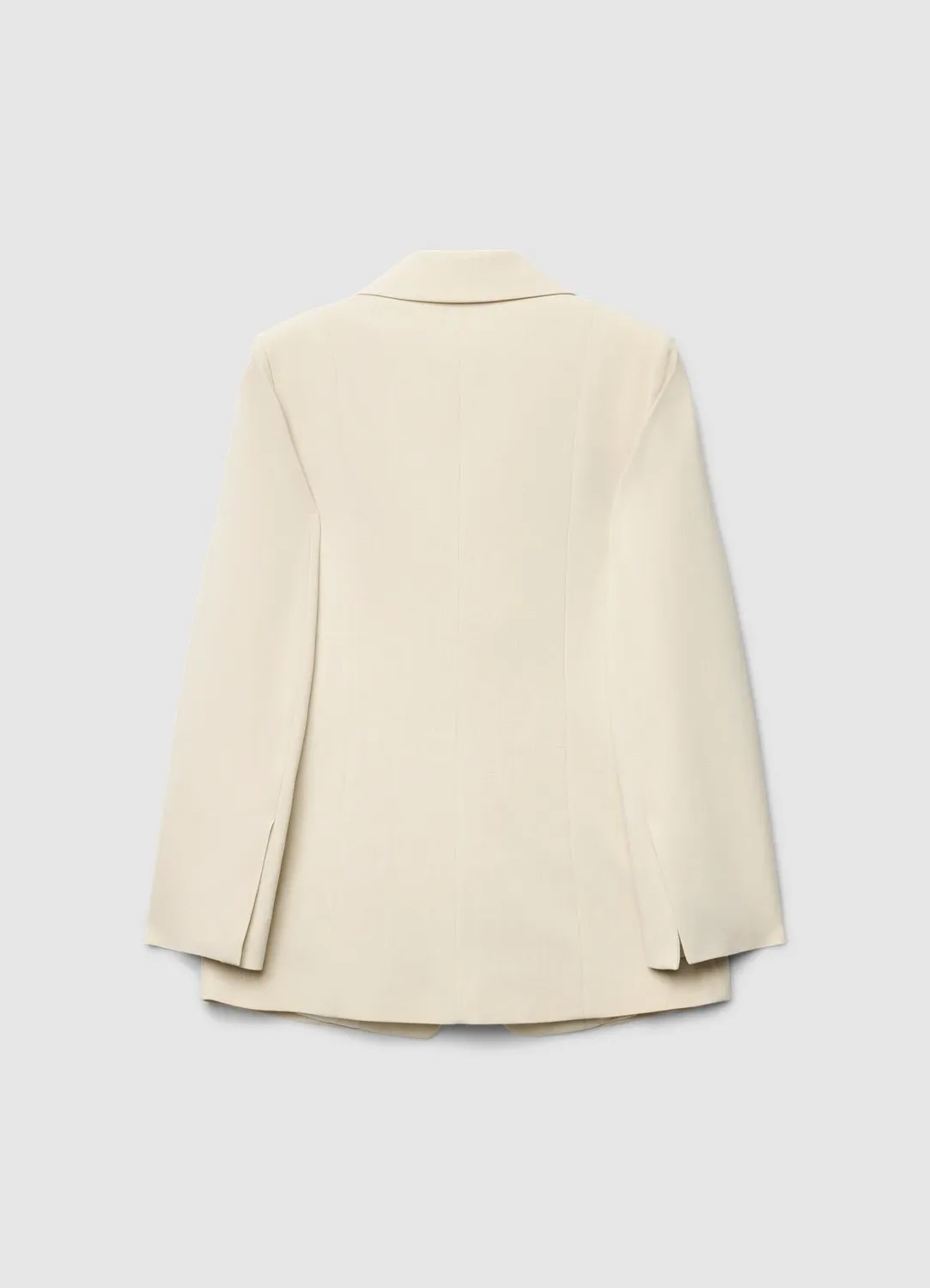 Calliope Giacca monopetto asimmetrica blazer femme bouton bijou
