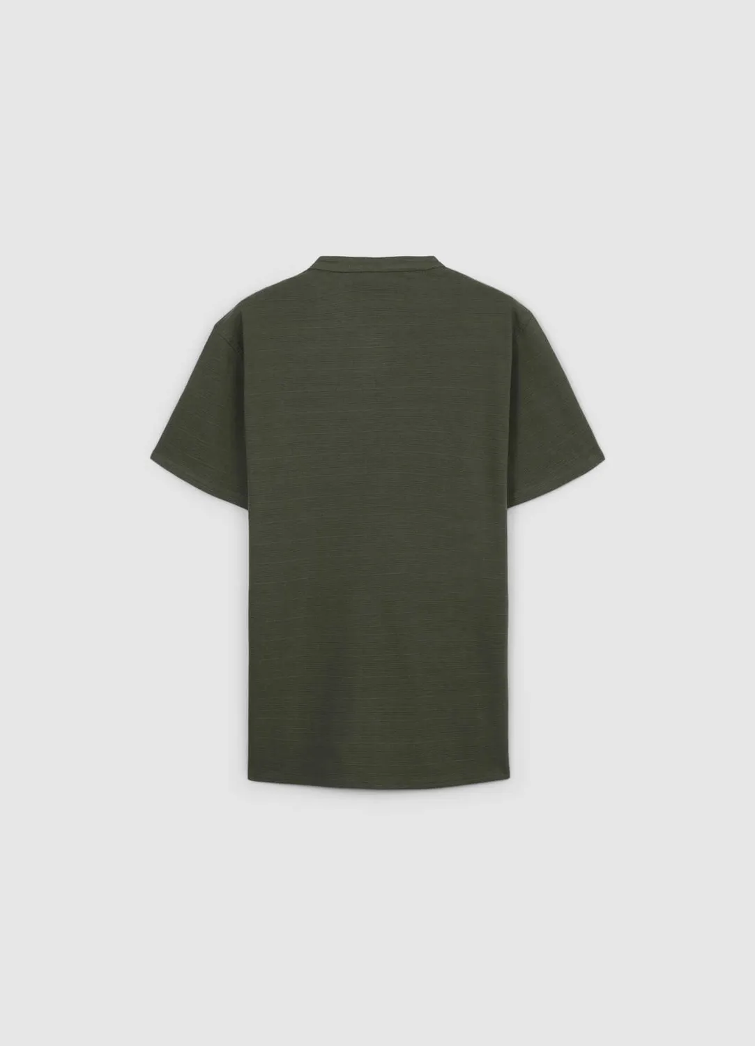 Calliope t-shirt col coréen homme coton regular