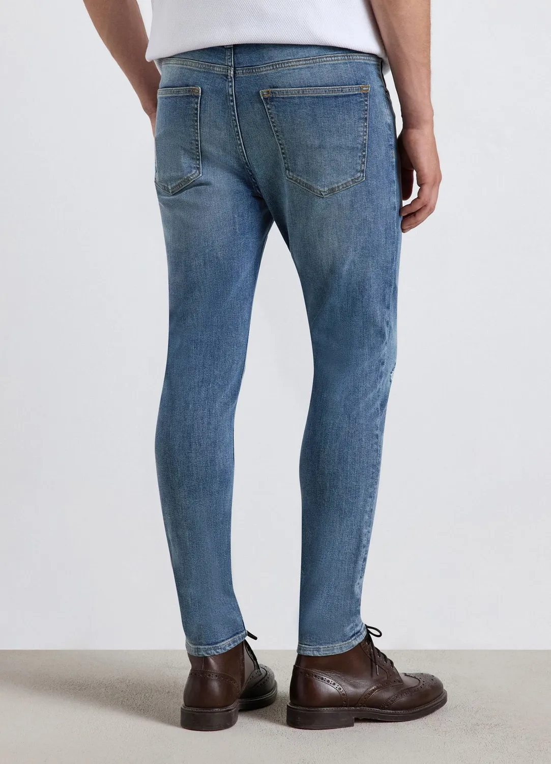 Calliope jean skinny homme déchiré délavé