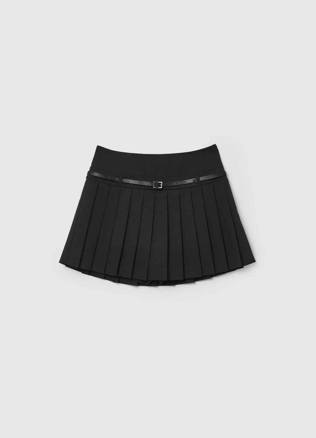 Calliope Plissée jupe-short femme plis ceinture