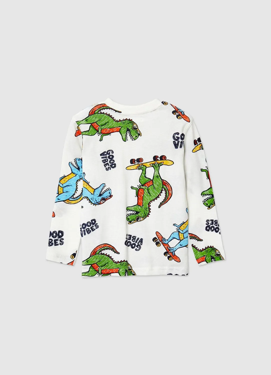 Calliope t-shirt dinosaures garçon manches longues